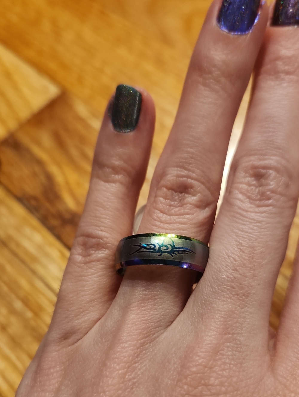 Rainbow Ring Size 10.5